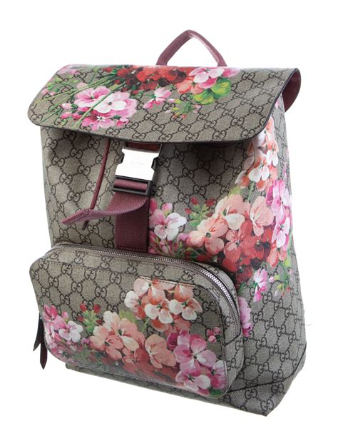 gucci supreme blooms backpack.